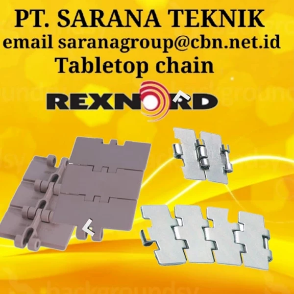 TABLETOP CHAIN REXNORD PT SARANA TEKNIK TYPE SSC LF 880 825 ROLLER CHAIN